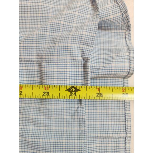 Bonobos Shirt Mens Small Short Blue Check Athletic Long Sleeve Business Preppy - Picture 9 of 11